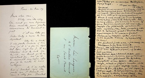 Belle s rené benjamin - ✒, l.a.s
