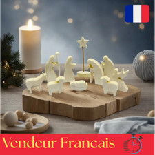 Crèche de Noël Bois Moderne