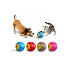 10195 Jouet intelligent pour animaux SNACK BALL avec ouverture à croquettes