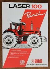 prospectus brochure tracteur SAME LASER 100 trattore tractor traktor prospekt