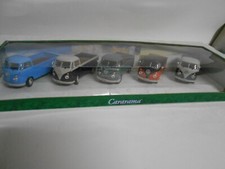 CARARAMA VW VOLKSWAGEN T1 PICK UP TRUCK 1:43 set of 5 cars