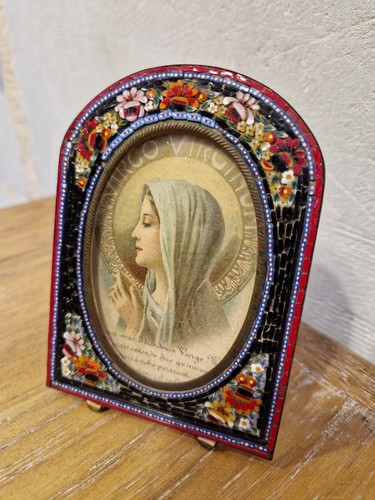 Cadre photo pied antique