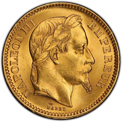 Napoléon iii francs - napoléon, or