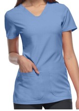 HeartSoul Break On Through Women's Pitter Pat V-Neck Scrub Top Item#: 20710