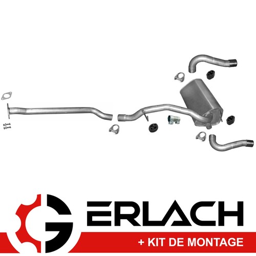 Echappement silencieux pour