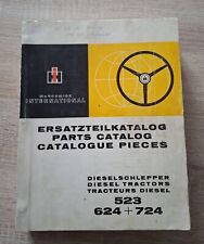 MC Cormick Tractor 523 + 624 + 724 Spare Parts Catalogue