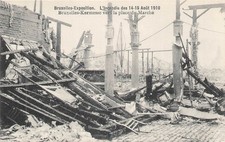 Brussel - Brussels - The 1910 Exhibition after the fire -97692