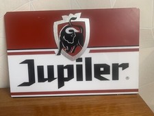 Grande Plaque Publicitaire en Plexi Bière Jupiler Déco Bar Bistrot Bier Beer Pub