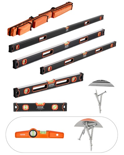 Vevor niveau torpille 6pcs - niveau,