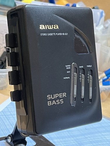 Aiwa portable cassette player - aiwa,