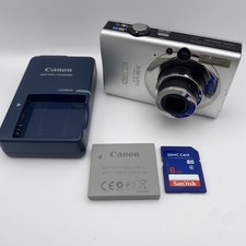 Canon Digital Camera IXUS 80 IS 8.0MP Silver Tested With Charger And SD Card
