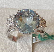 Bague en or Blanc 18kt. Avec