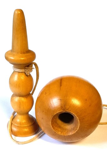 Bilboquet bois x 20 - en, cm