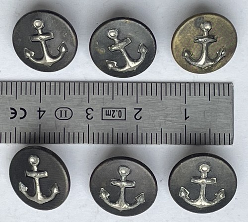Lot bouton ancien - de, "