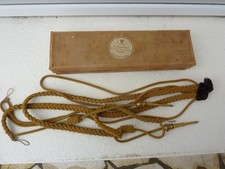 SUPERBE AIGUILLETTE D' UNIFORME XIXe S. OFFICIER ÉTAT MAHOR DE LA MARINE bicorne