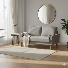 Petit Canapé 2 Places Gris -