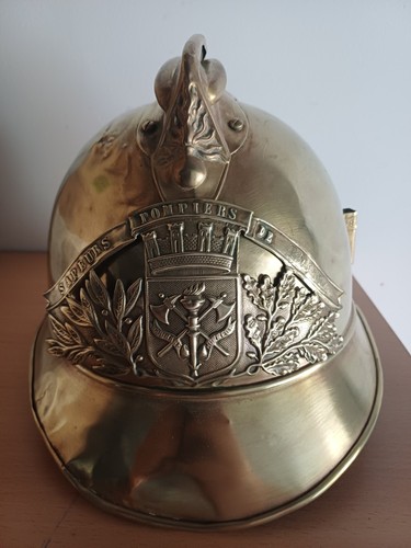 Casque sapeurs pompiers - sapeurs-pompiers, 1885