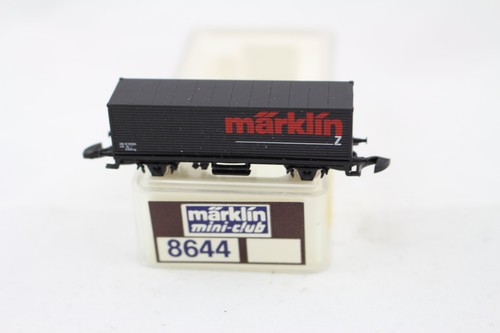 8644 wagon conteneur noir - wagon,