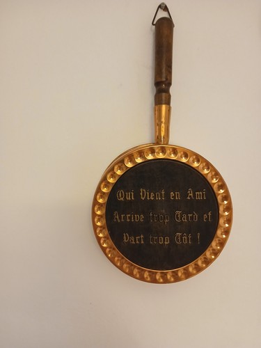 Poêle décorative cuivre