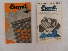  2 Catalogues ETERNIT revêtements,  usine de Prouvy-Thiant (Nord, 59) 1939