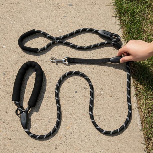 Laisse collier intégré - laisse,
