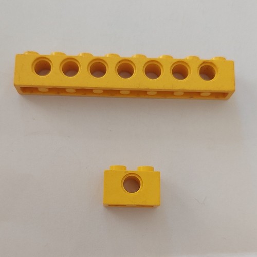 Lego technic briques jaunes - briques, à