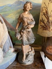 Art Nouveau / Large Terracotta