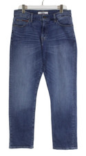 TOMMY HILFIGER Relaxed Jeans Men's W34/L32 Zip Fly Whiskers Faded
