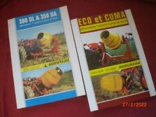 LOT OF 2 ADVERTISING LEAFLETS CONCRETE MIXERS AUDUREAU