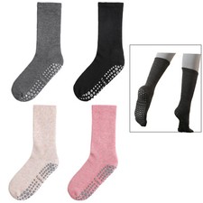 2PACK Women Yoga Non Slip Long Socks for Pure Barre Ballet Dance Workout Home
