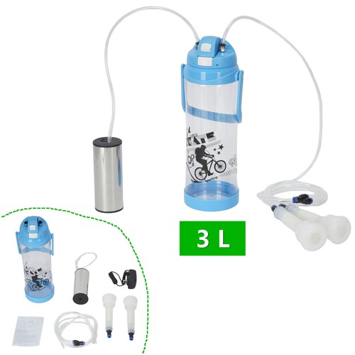 Vacuum cow milking machine - 3l,