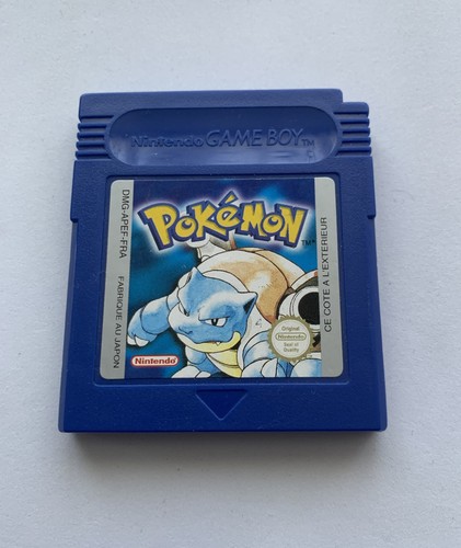 Jeu game boy - pokémon, bleu