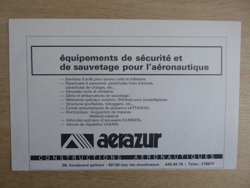 1972 pub aerazur stop - pub,