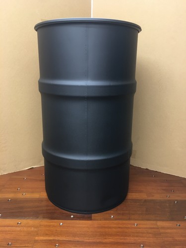 Baril métal litres noir - 60,