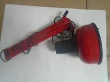 Lampe d'Architecte / de Bureau Vintage - Métal laqué rouge