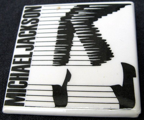 Michael jackson badge - jackson, broche