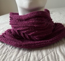 Écharpe Tube Snood Tricoté