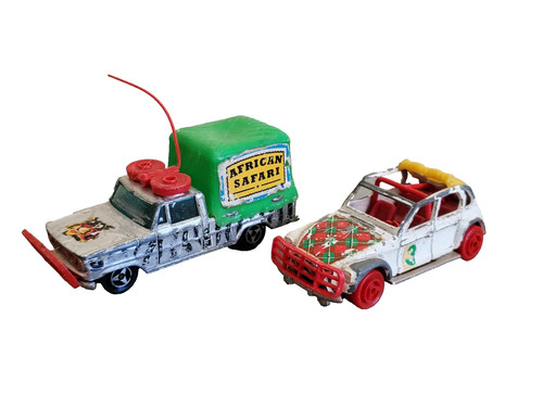 Majorette lot safari 2cv - majorette, 2