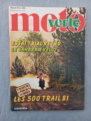 Moto verte août 1981 - de,