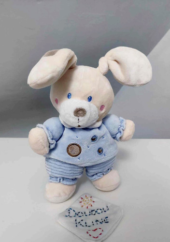 Peluche doudou lapin - lapin, pyjama