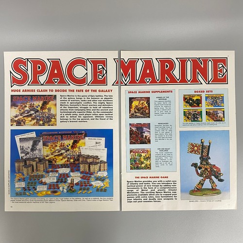 Publicité rétro warhammer - publicité,