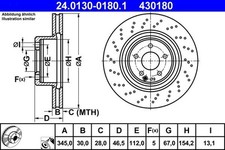 Disques de frein MERCEDES-BENZ