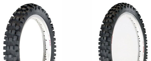 Paire pneus motocross - pneus, dunlop