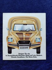 Citroen Acadiane Brochure 1.1981