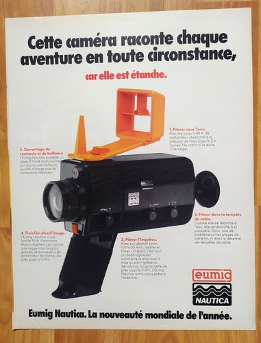 Publicité papier caméra - papier,