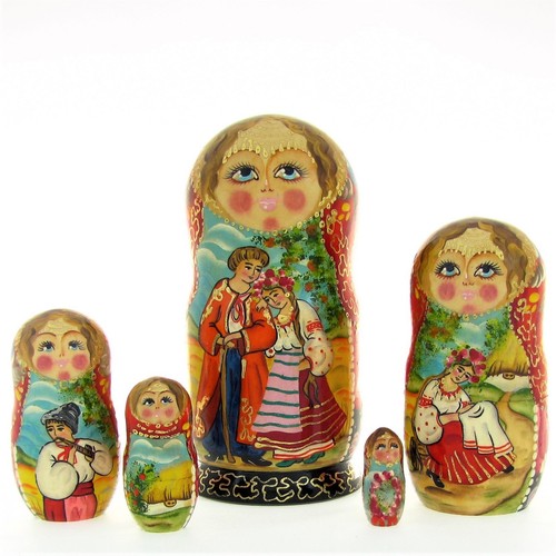 Russian dolls h18 - 5,