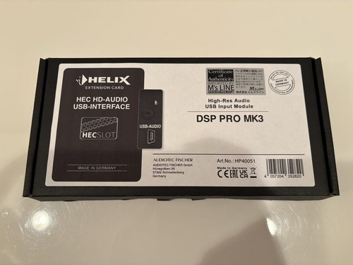 Interface usb helix - interface, hd-audio