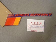 Sticker gauche SUPER SPRINT type 2 MBX80 HONDA 64225-GE3-860ZB