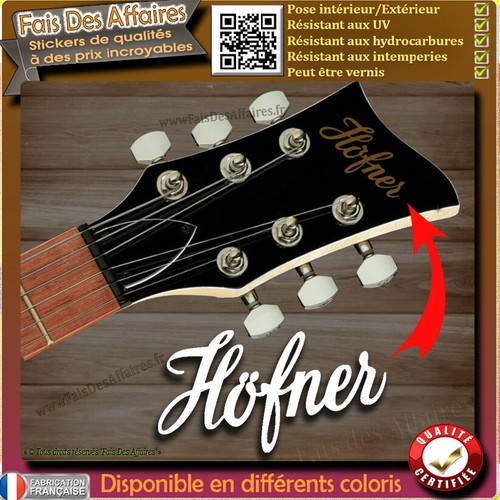 Sticker autocollant hofner - sticker,