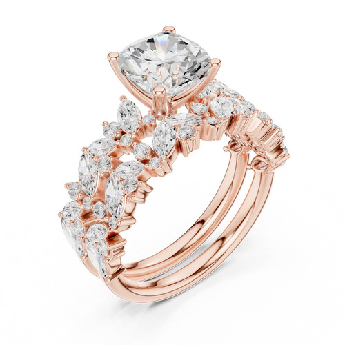 Bague diamant cultivée en - en,